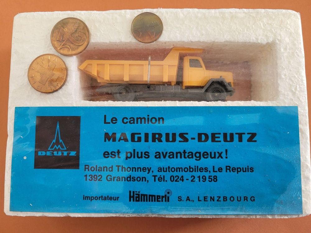 Modèle Réduit Wiking Bétonnière Magirus Deutz H0 068205