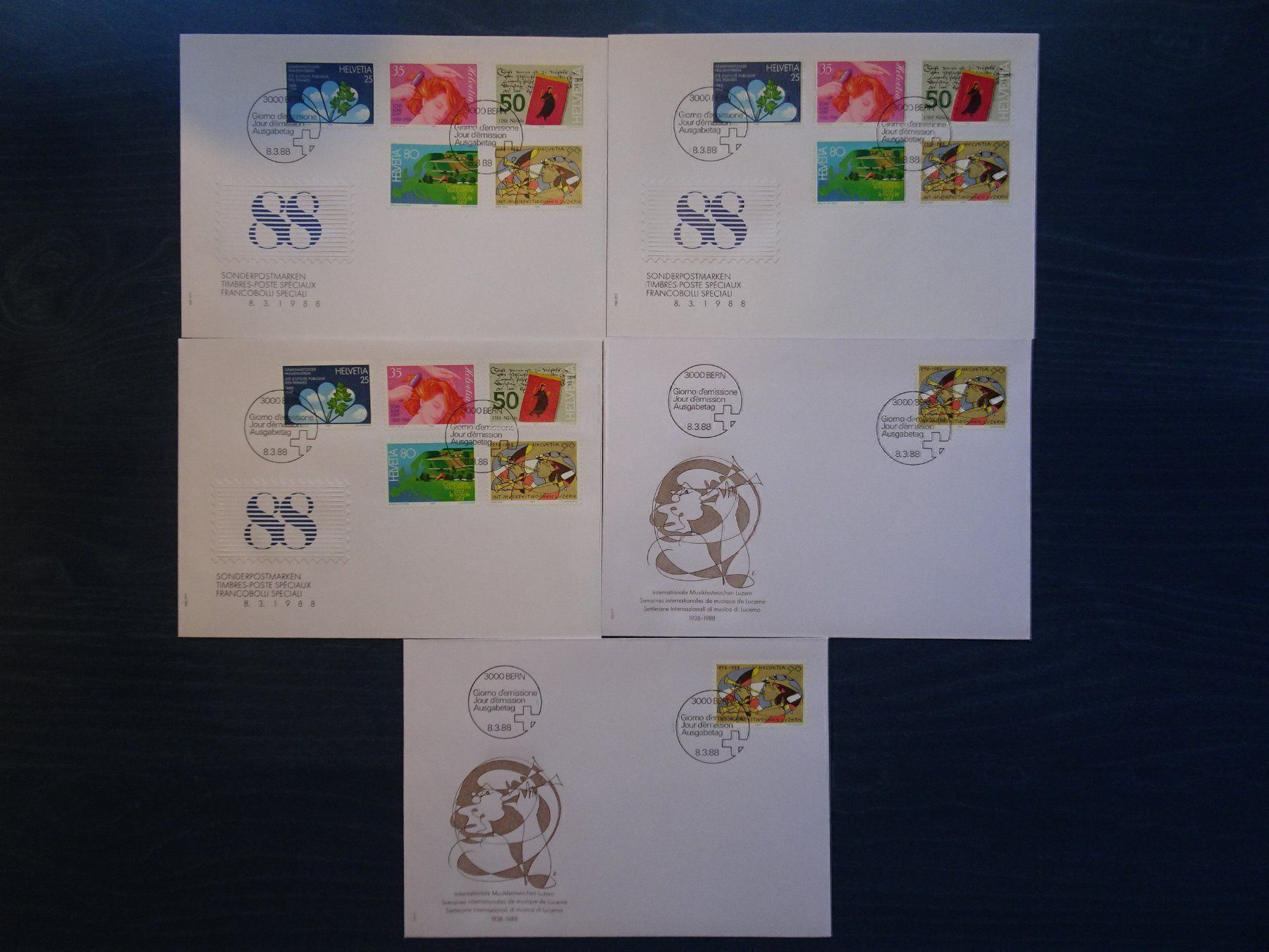 Alle Briefmarken: 1988 – Neu (gemäss Beschreibung) aus Aadorf von Chnorli-Furz