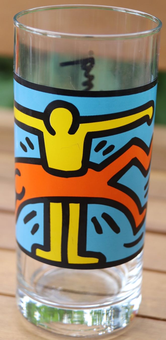 Verres: Keith Haring Wasserglas – D'occasion à Glattfelden par Sirax