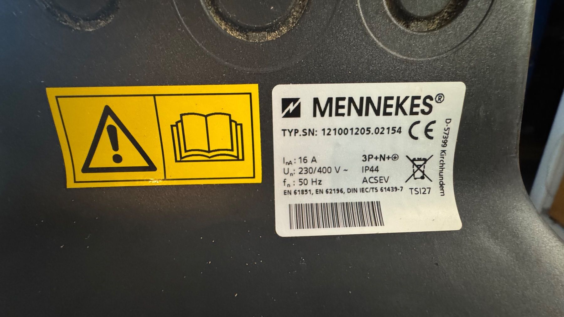 Mennekes Caricabatterie: Wallbox Mennekes Amtron compact – Usato da Winterthur venduto da Relbuek1958 1
