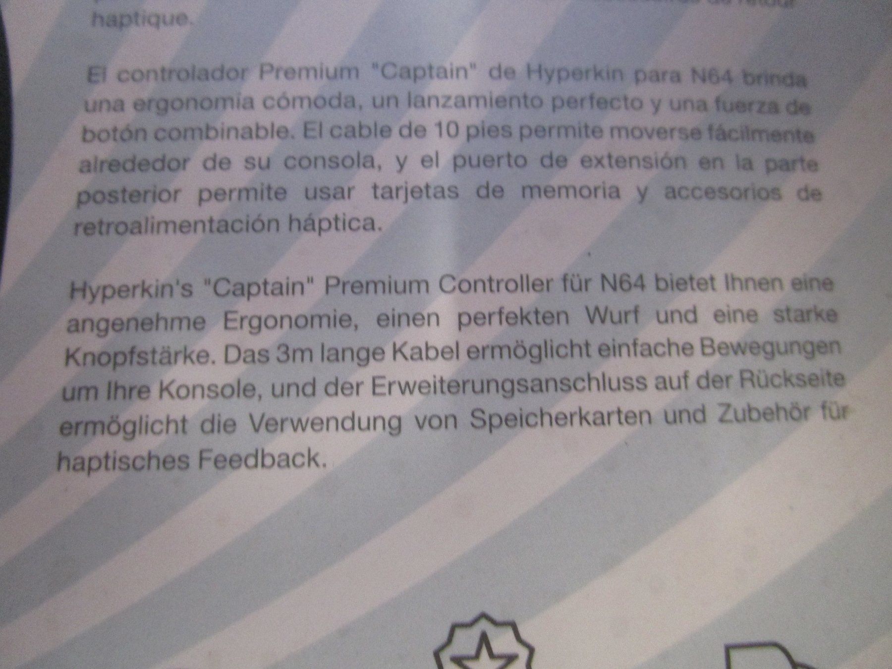 Controller: Captain Controller für Nintendo 64 - Neuware - Joypad N64 – Nuovo e nell'imballaggio originale da Goldau venduto da agestuffer 2