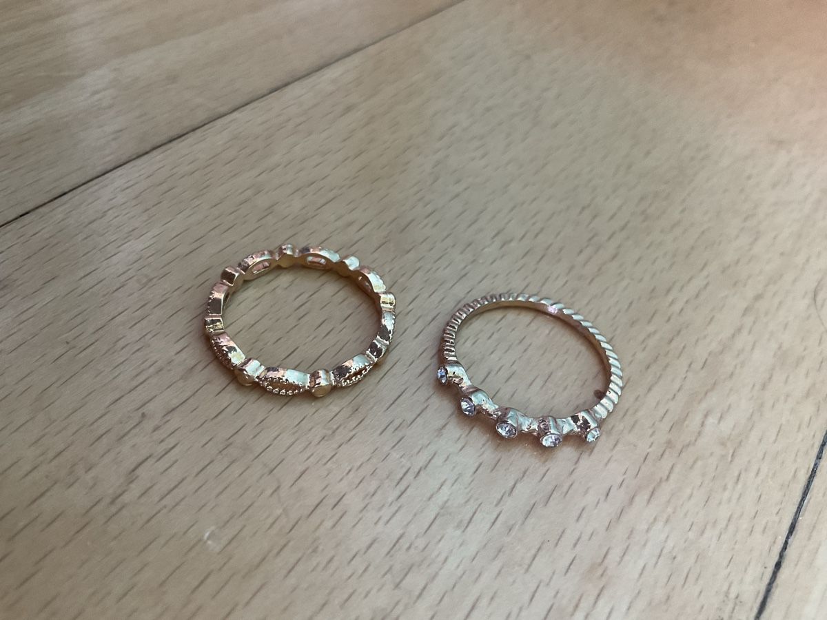 Anelli: Ring Set Modeschmuck goldfarben mit Steinen ungebraucht – Nuovo (secondo la descrizione) da Schaffhausen venduto da s.ehrb 3