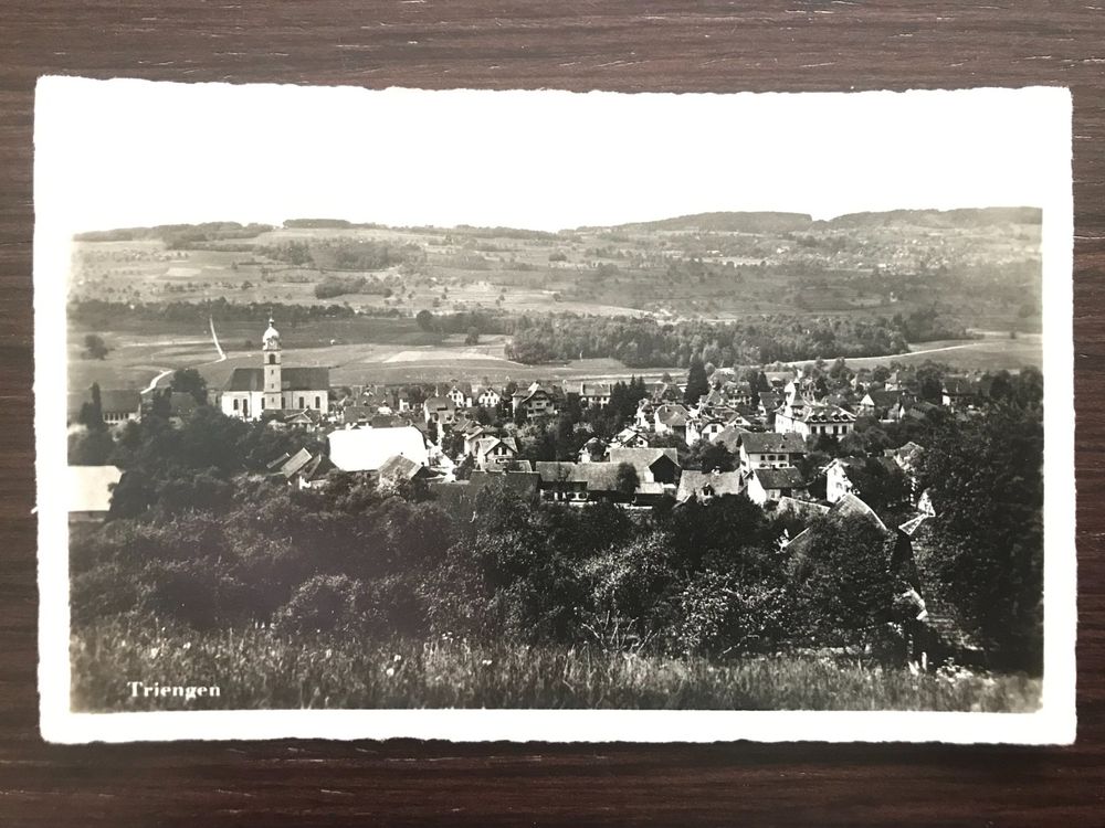 TRIENGEN Ortsansicht mit Kirche und Umgebung, ungelaufen (Gebraucht) in ...