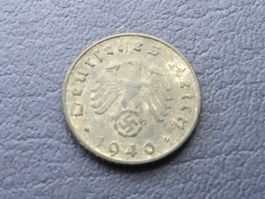 Drittes Reich 5 Reichspfennig 1940 G.
