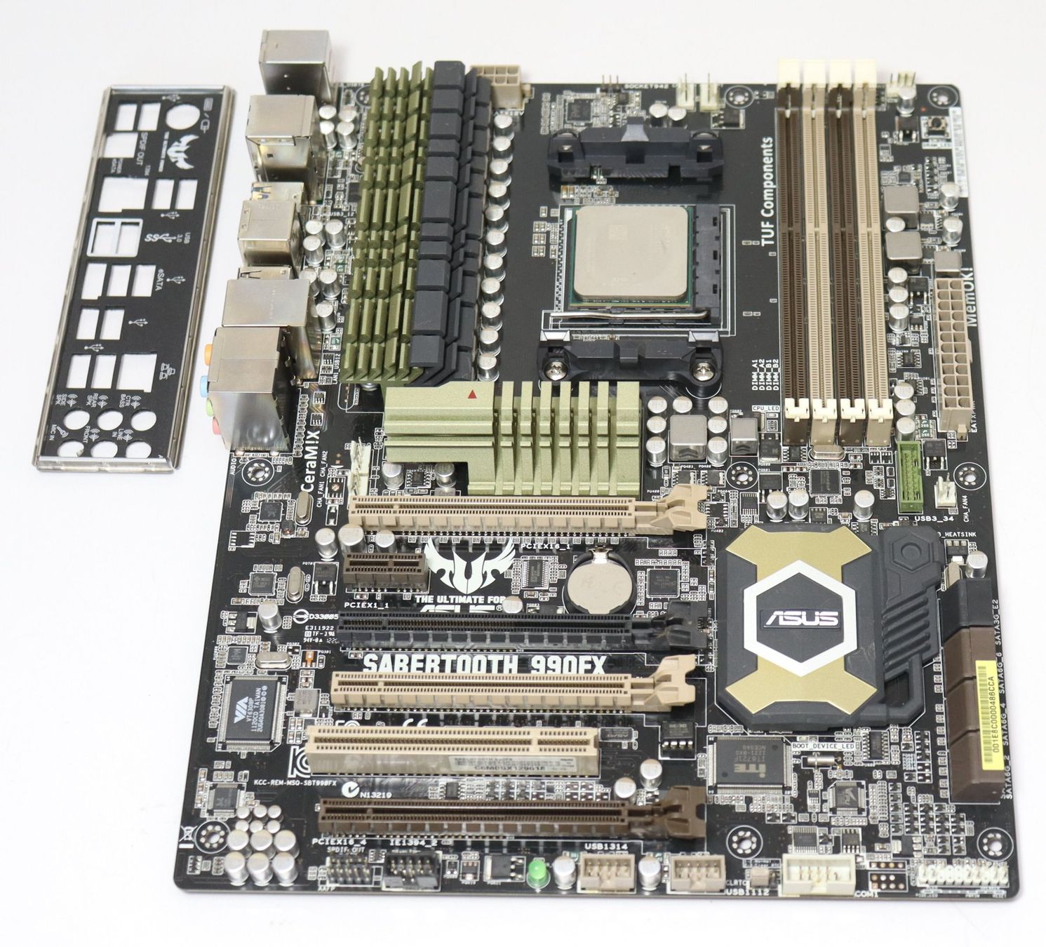 Asus Schede madri: Mainboard Asus Sabertooth 990FX + AMD FX6100 6-Core CPU – Usato da Frick venduto da volvo850driver