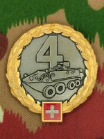 Béretemblem Infanteriebrigade 4 Goldkranz