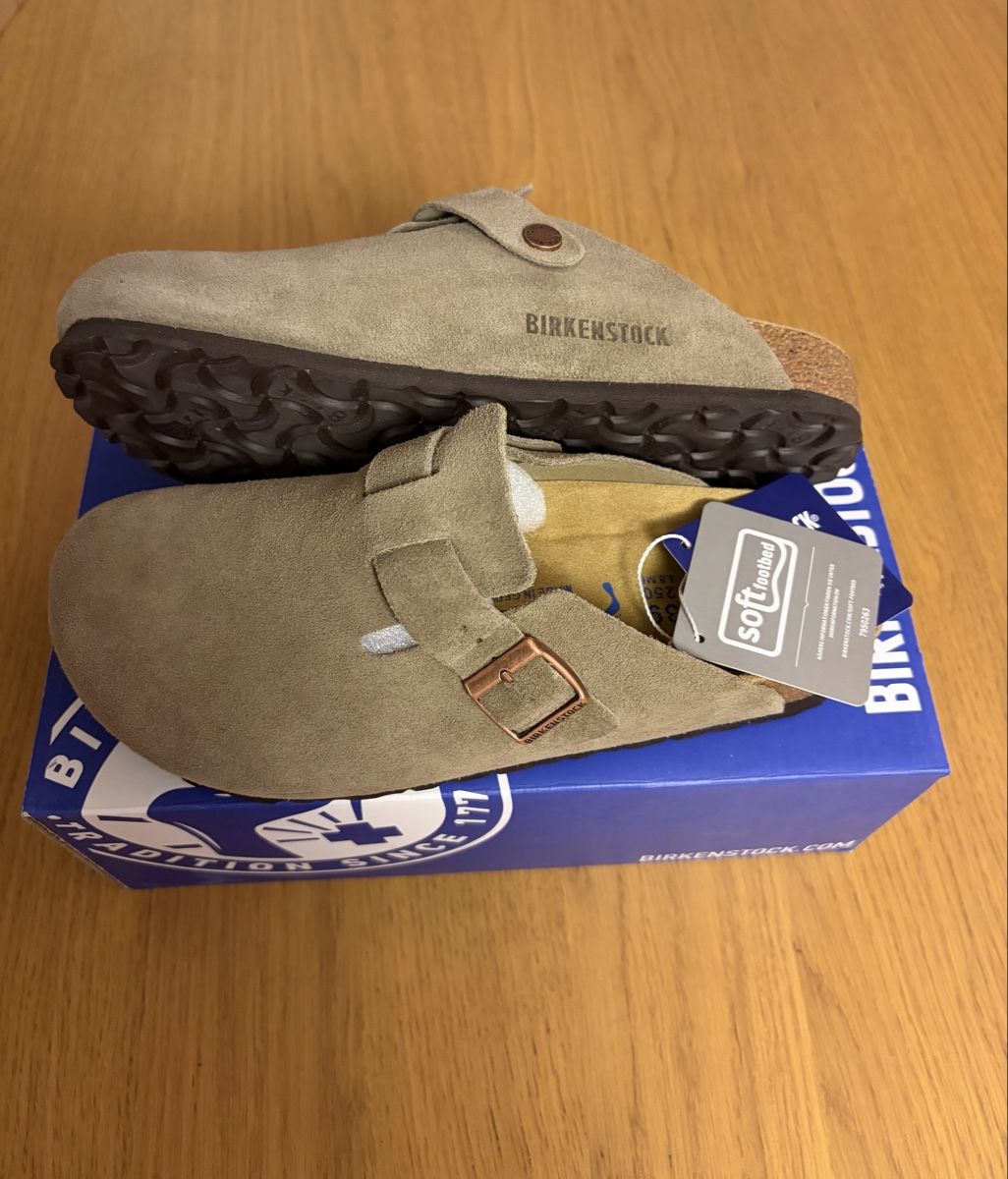 Birkenstock Herrenschuhe: Birkenstock Boston taille 39 – Neu und originalverpackt aus Perly von Sam.crr