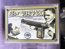 Colt automatic pistole waffen werbung
