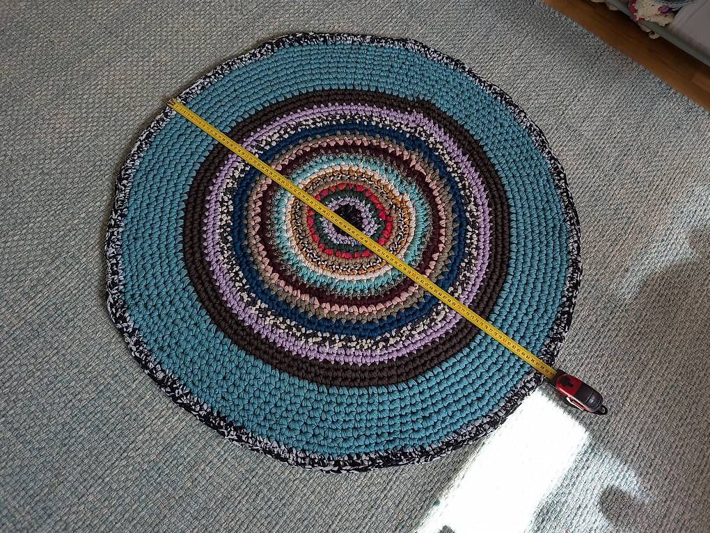 Tappeti: Teppich rund Handarbeit, neu – Nuovo (secondo la descrizione) da Chur venduto da Ronja777 2