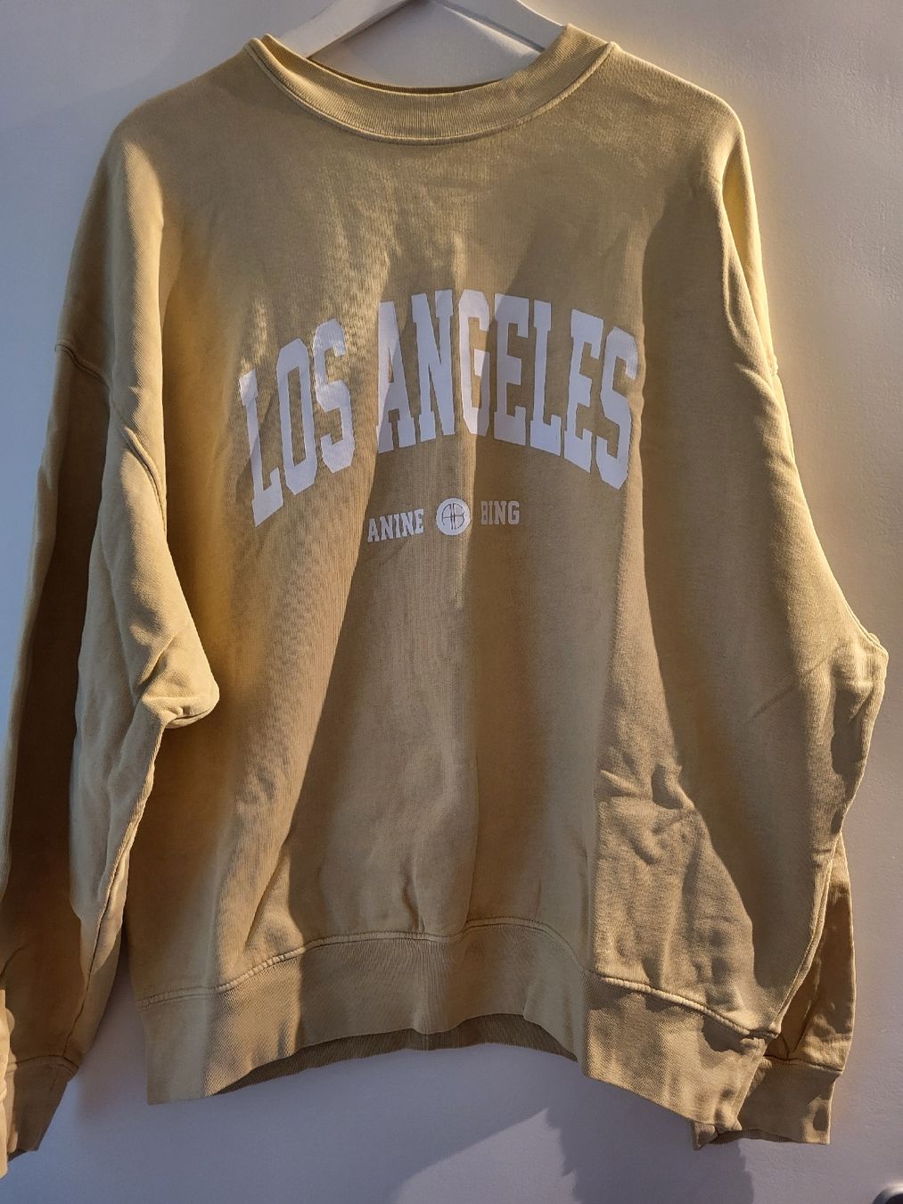 Anine Bing Maglioni & Felpe: ANINE BING Los Angeles Sweater Pullover hellgelb Gr. S – Usato da Belp venduto da vmb_bk8w