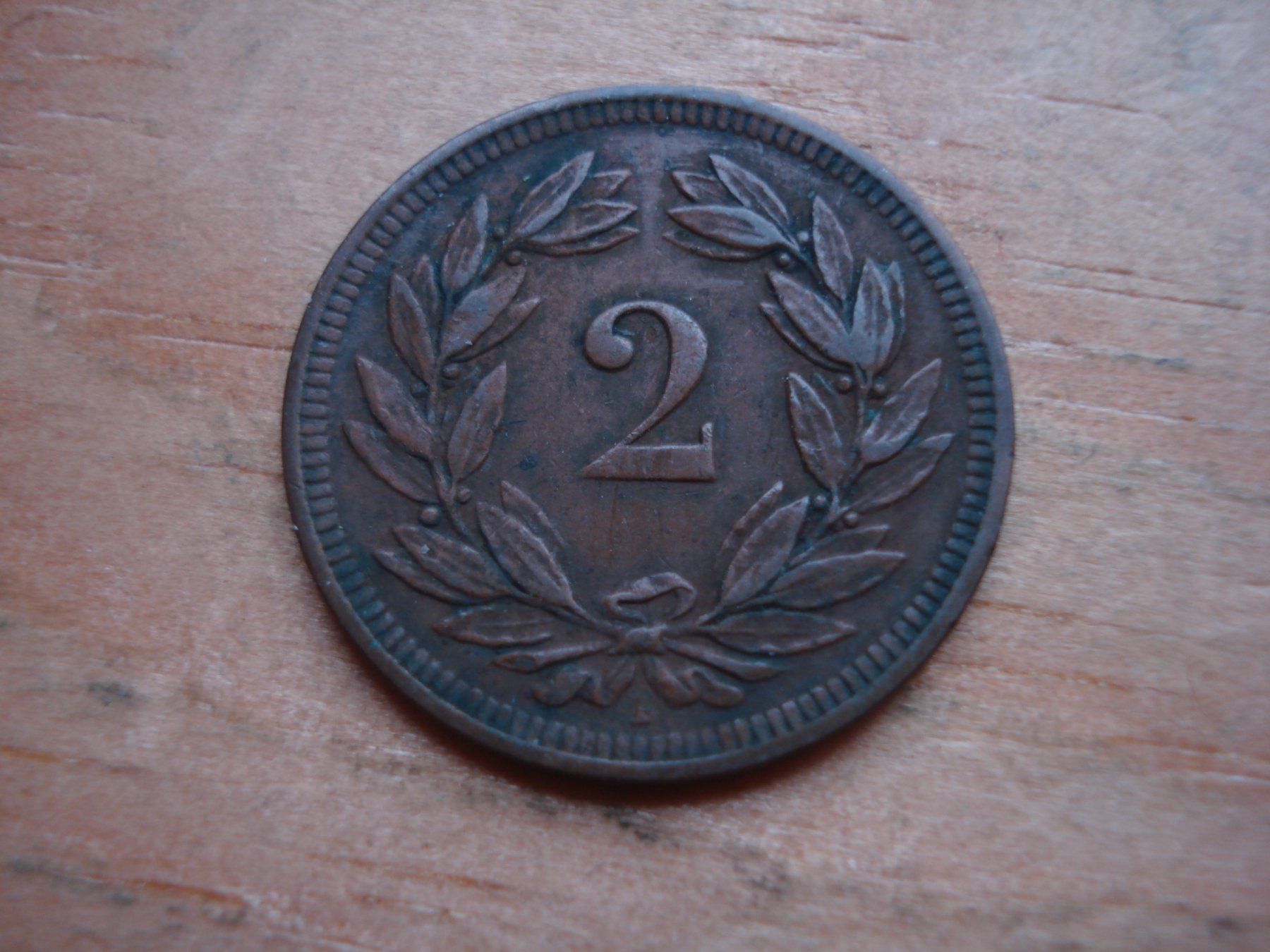 Tutti le monete: (W5) 2 Rappen 1897 – Usato da Erlach venduto da Net-Coins 1