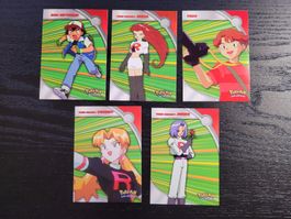 Pokémon Topps Animation Series Heroes  & Villains 1-5