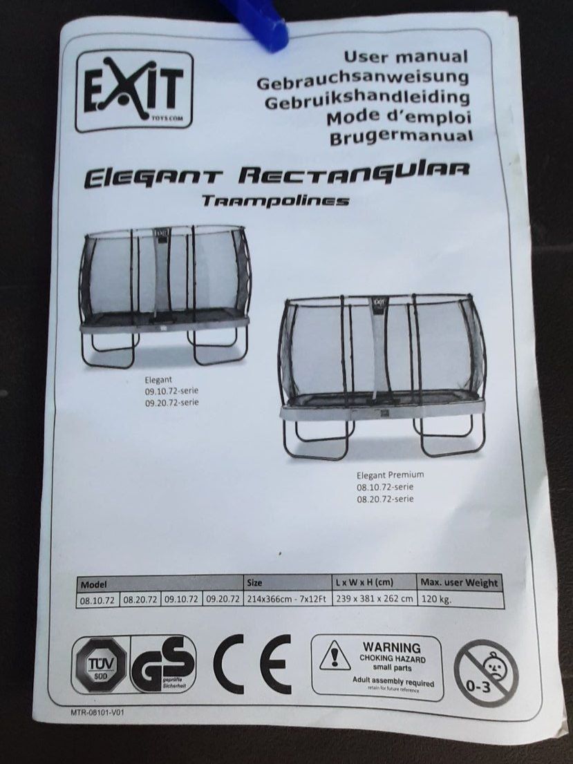 Trampolines: Trampolin EXIT Elegant Premium 214x366 ab CHF 1.00 – D'occasion à Rothenthurm par Schefe 5