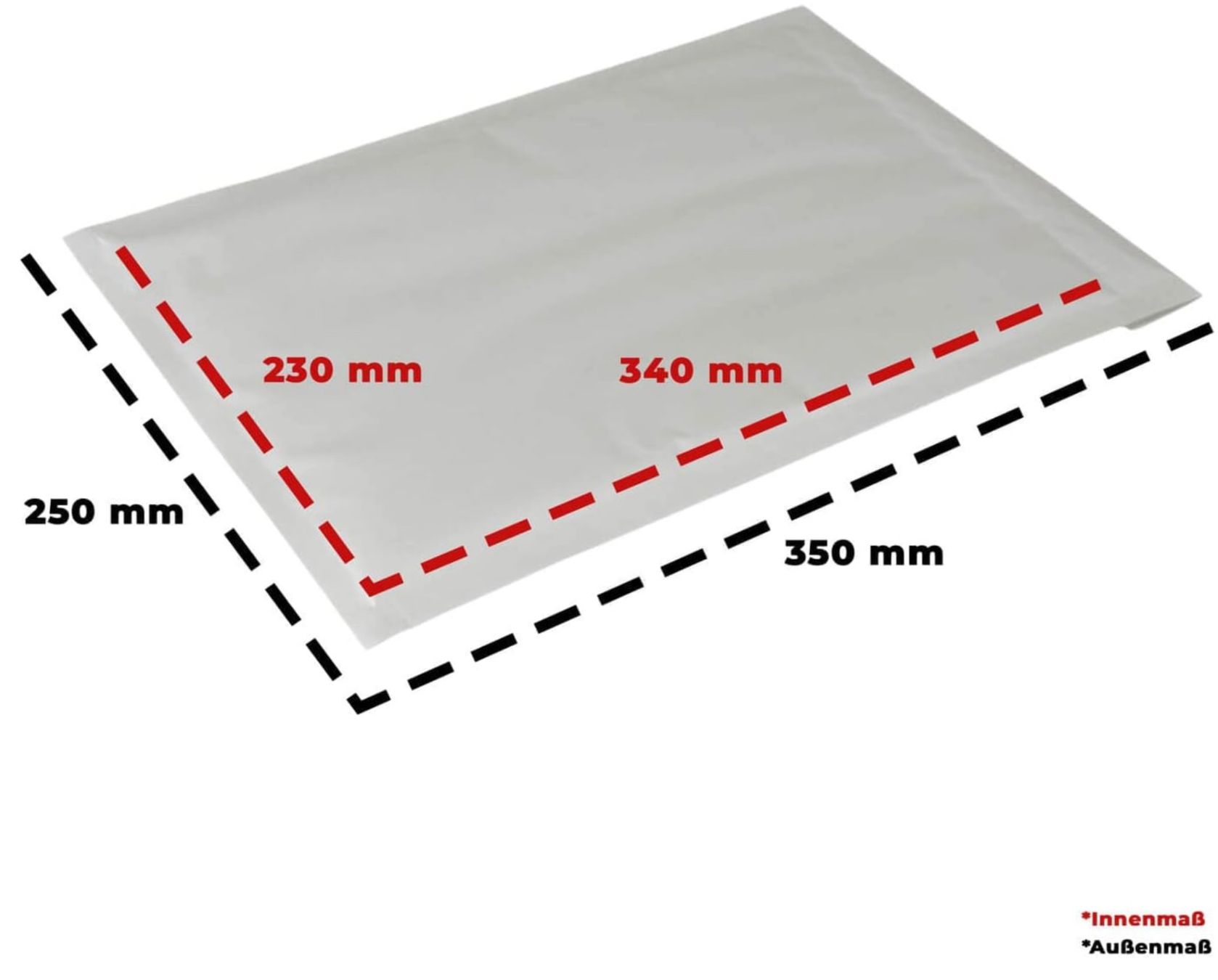 Couverts & Versandtaschen: 1200 Luftpolstertaschen Luftpolsterumschläge Gr. G/7 Weiß – Neu und originalverpackt aus Bülach von RockBottomOffTheRamp 6