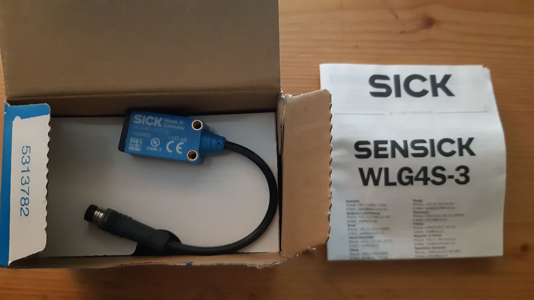 Componenti elettronici: SICK WLG4S-3P3132 Sensor - Neu & Originalverpackt! – Nuovo (secondo la descrizione) da Oey venduto da Parkplatzbrocki