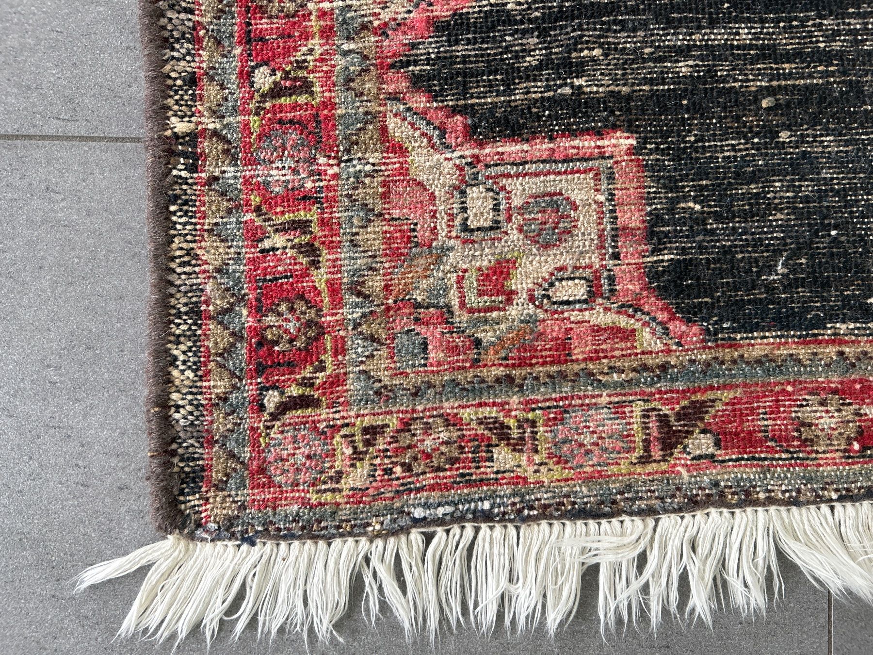 Tappeti: Perserteppich, schwarz, antik, echter Orientteppich,Top Nr.5 – Usato da Lupfig venduto da Hasihopp 1