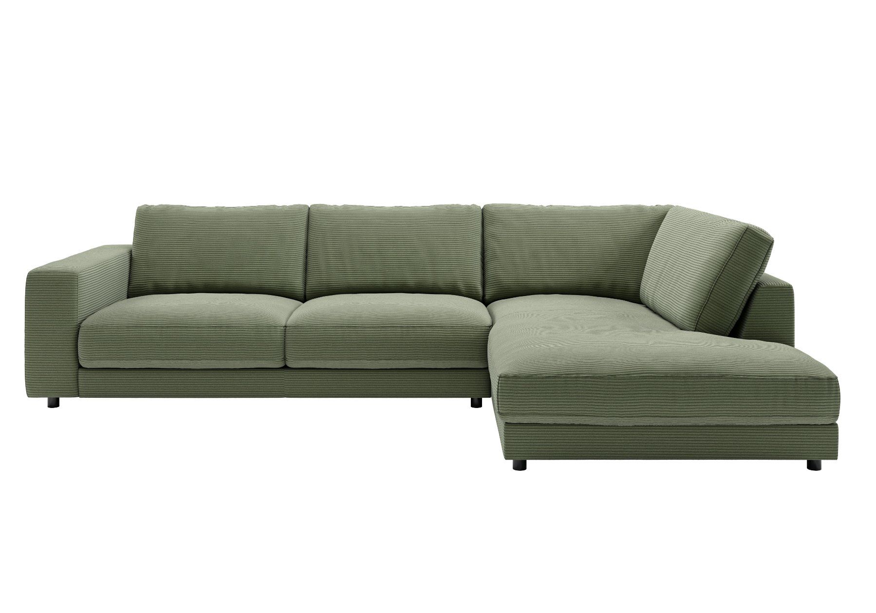 Divani: Ecksofa High End in Cord turtle Rechts – Nuovo e nell'imballaggio originale da Bischofszell venduto da deluxe-moebel 1
