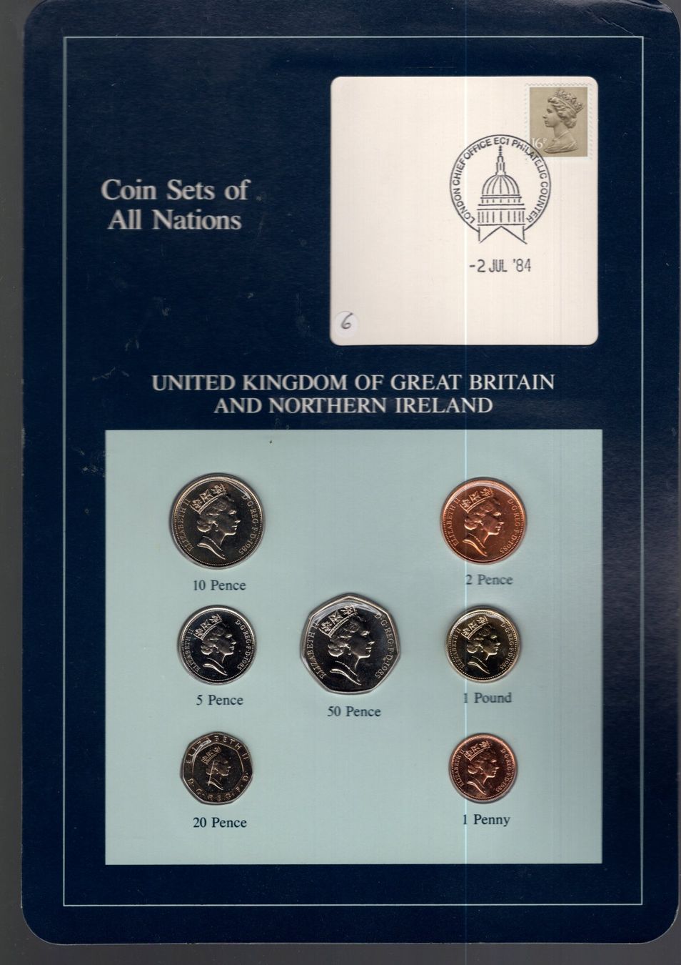 Tutti le monete: Great Britain coin set UNC – Nuovo (secondo la descrizione) da Leibstadt venduto da baroc333