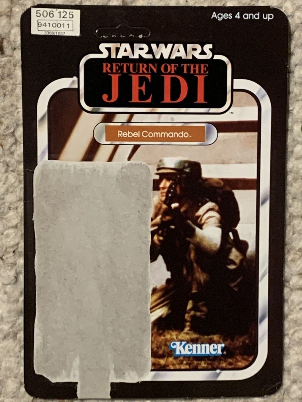 Hasbro Giocattoli: Star Wars Vintage Kenner 1983 Rebel Commando ROTJ 65 Back – Nuovo e nell'imballaggio originale da Gimel venduto da marchaux2006 2