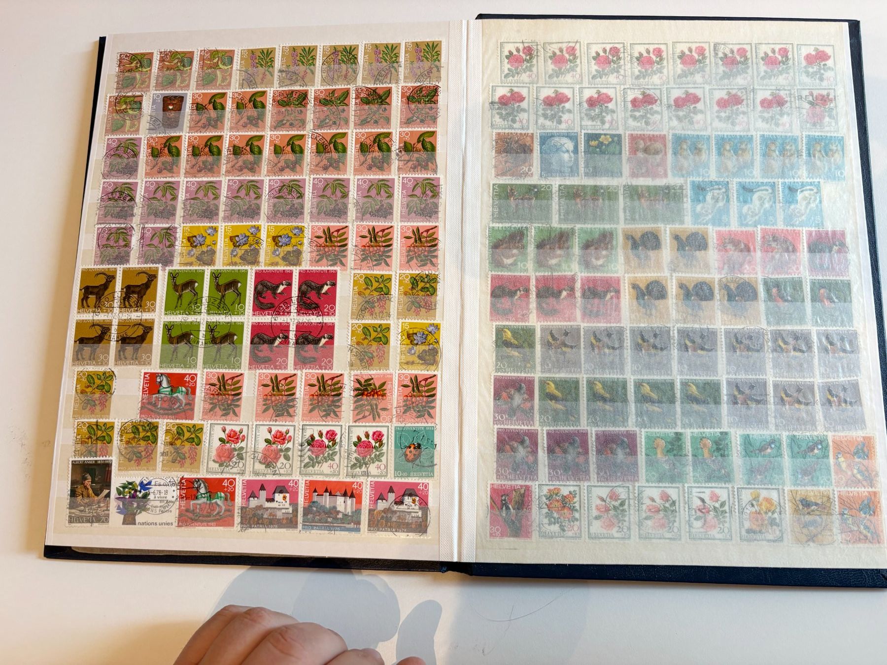 Tutti i francobolli: ALBUM Briefmarke MIX – Usato da Riva san vitale venduto da abd_p86k 8