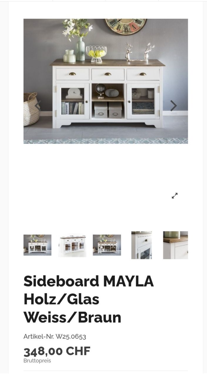 Cassettiere: Sideboard MAYLA – Usato da Glattbrugg venduto da B_B 2
