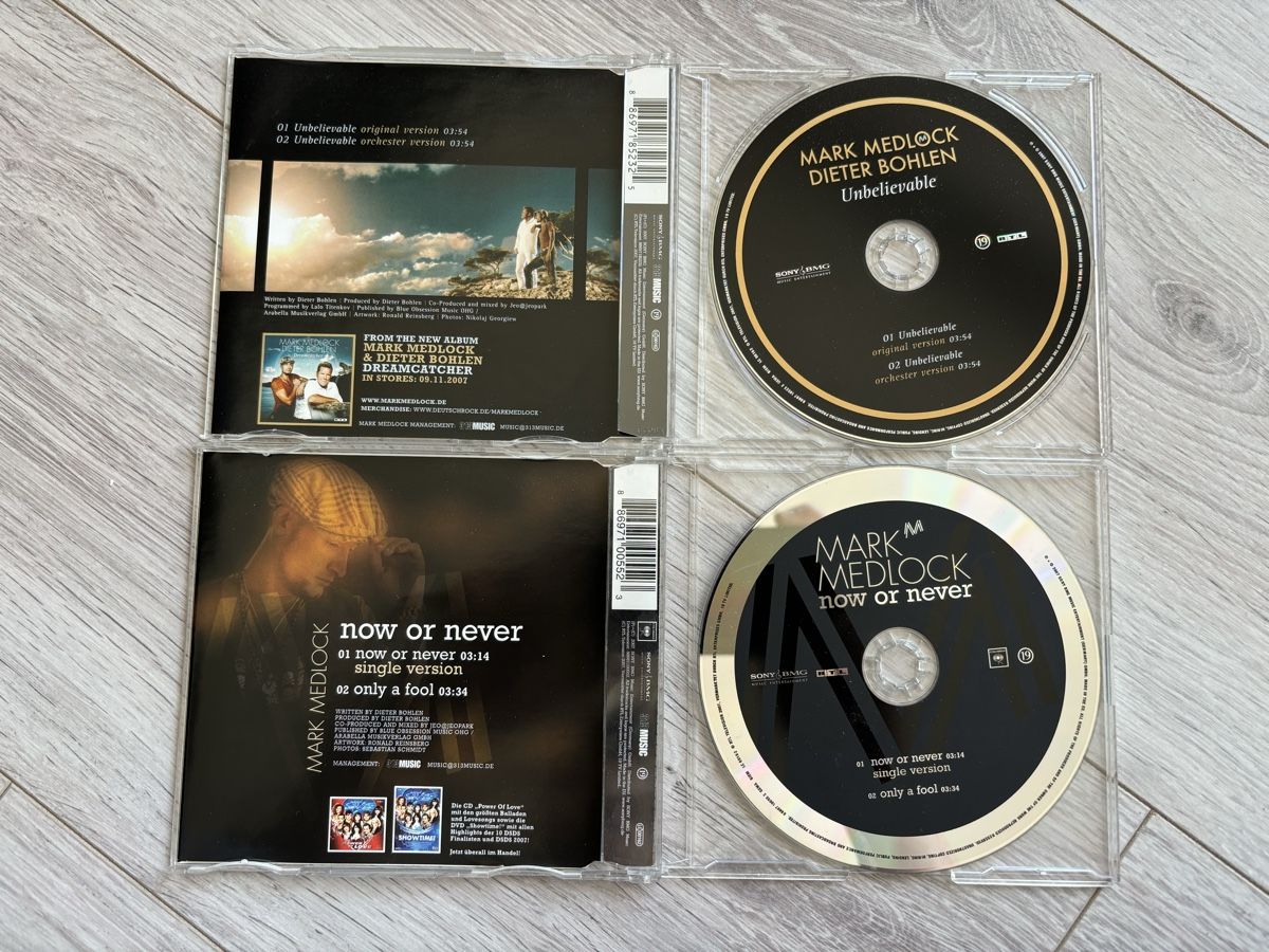 CD: Dieter Bohlen & Mark Medlock 2 CD – Usato da Aarberg venduto da gocardz.shop 2