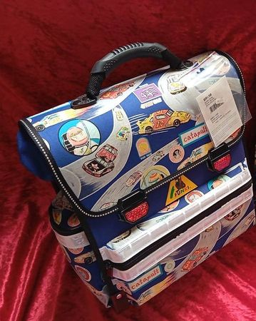 Funki Rucksack mit Rennauto Motiv NEU