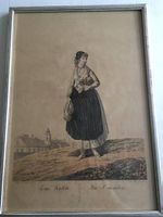 Stich einer Köchin/une Cuisinière