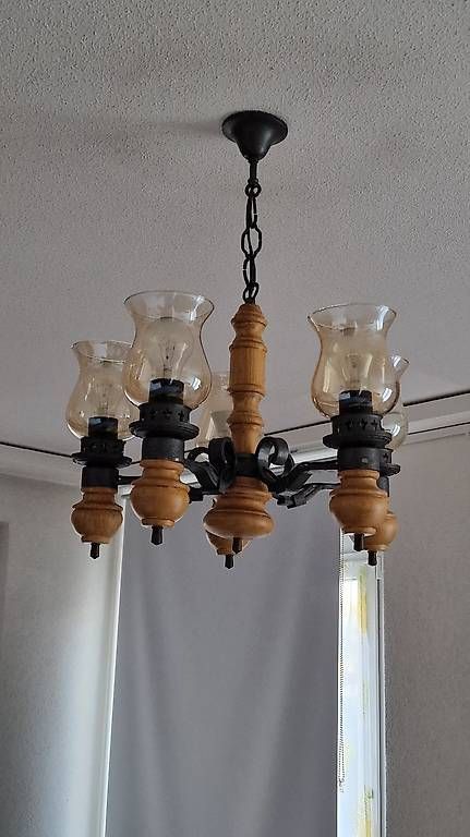 Lampes: Rustikaler KRONLEUCHTER – D'occasion à Bern par mar6566