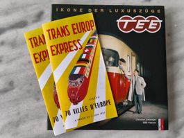 TEE Sammlerkonvolut "Ikone der Luxuszüge" + 2 orig.Prospekte