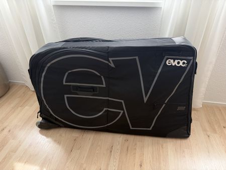 EVOC Bike Travel Bag 285L, Black — Includes Bike Stand