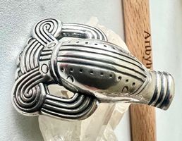 Kalevala Koru Anhänger/Brosche Silber925 Finnland 4cm Unikat