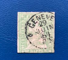 Schöner Strubel 26G Stempel Geneve - SBK 120.-
