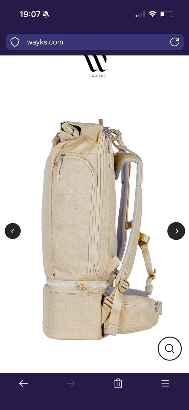Zaini: WAYKS BERLIN - Travel Backpack Original Set – Usato da Zürich venduto da triangular 7