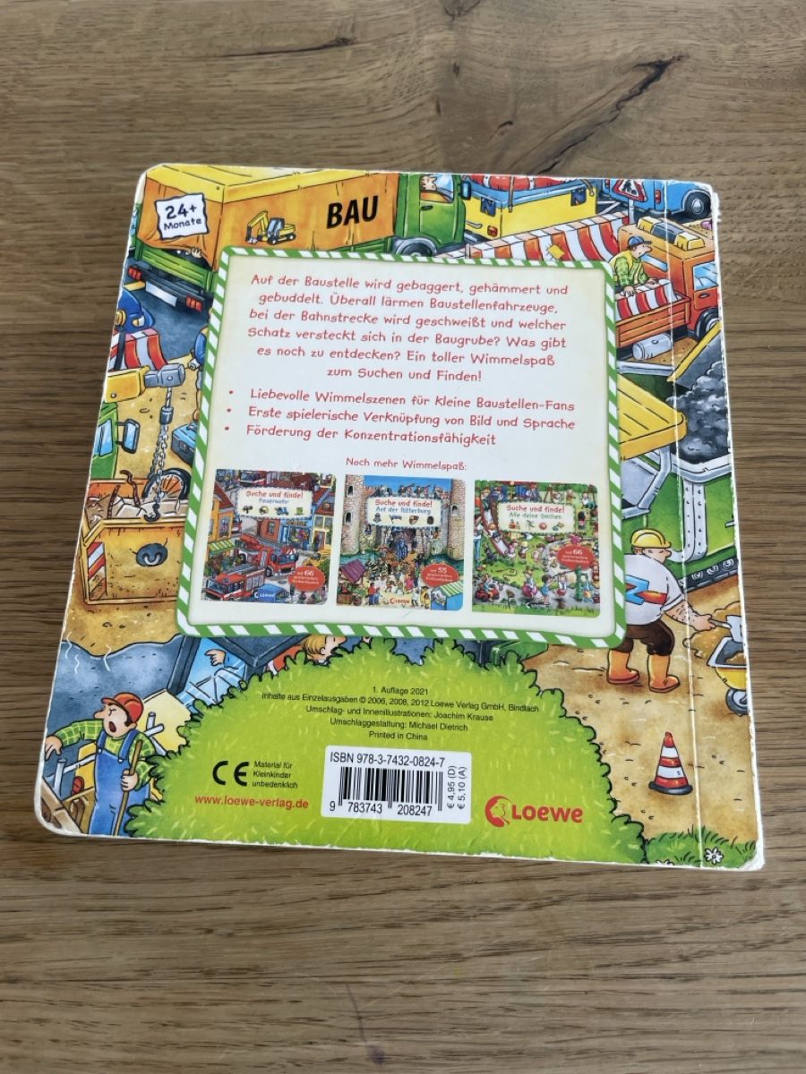 Bücher: Suche und finde. Auf der Baustelle. Kinderbuch – Gebraucht aus Neukirch (Egnach) von BeniStore7 1