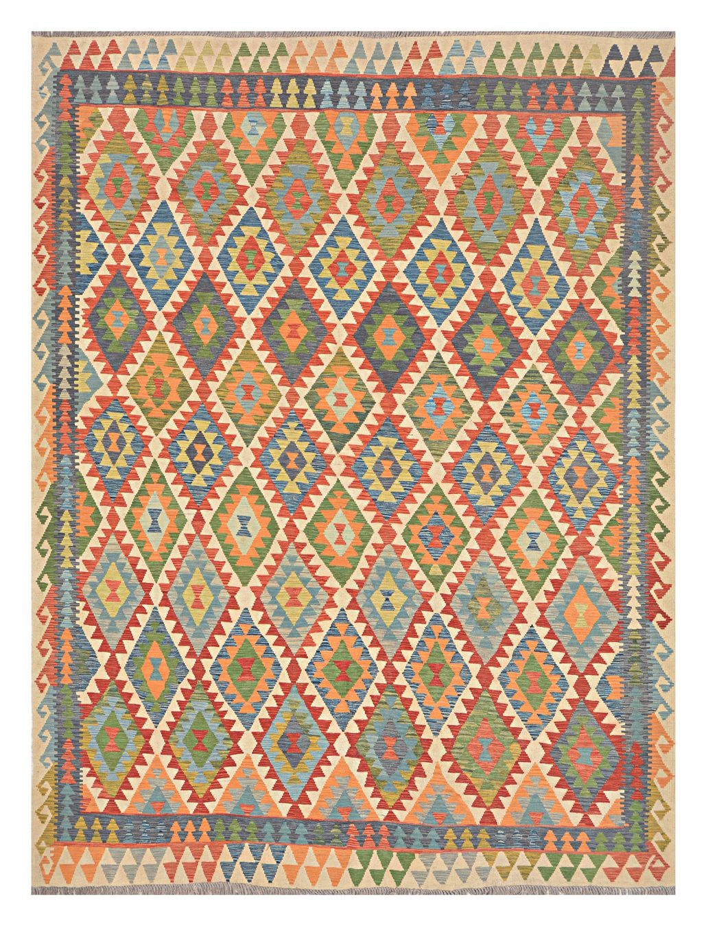 Kelim Tappeti: Oriente Kelim Teppich 345x250 cm – Nuovo e nell'imballaggio originale da Lahore venduto da Fairways79 1