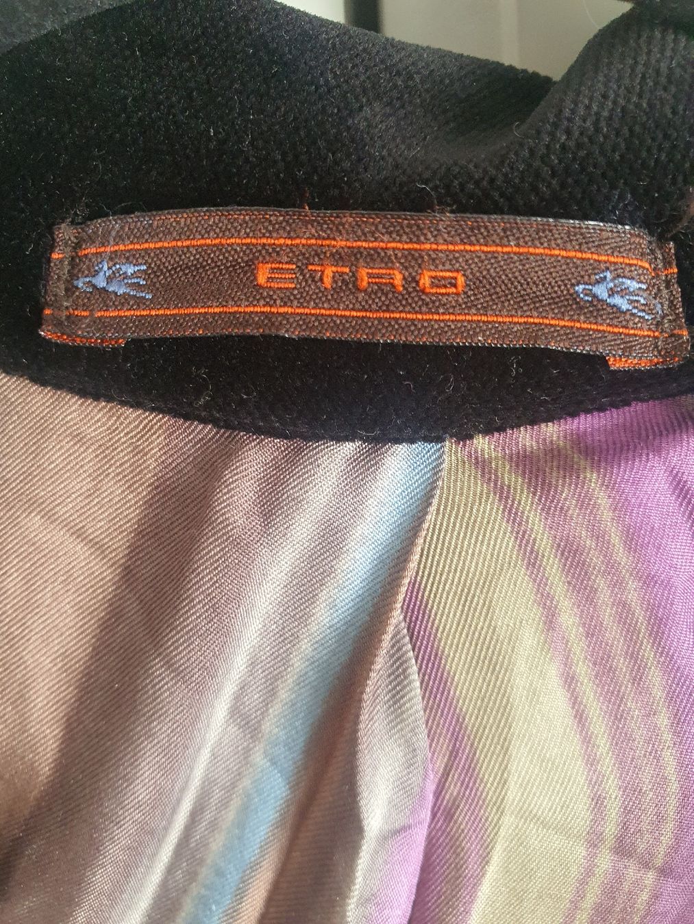 Etro Manteaux: Etro Milano Wool Coat Herringbone Pattern Size 52 – D'occasion à Genève par gvokiii 3