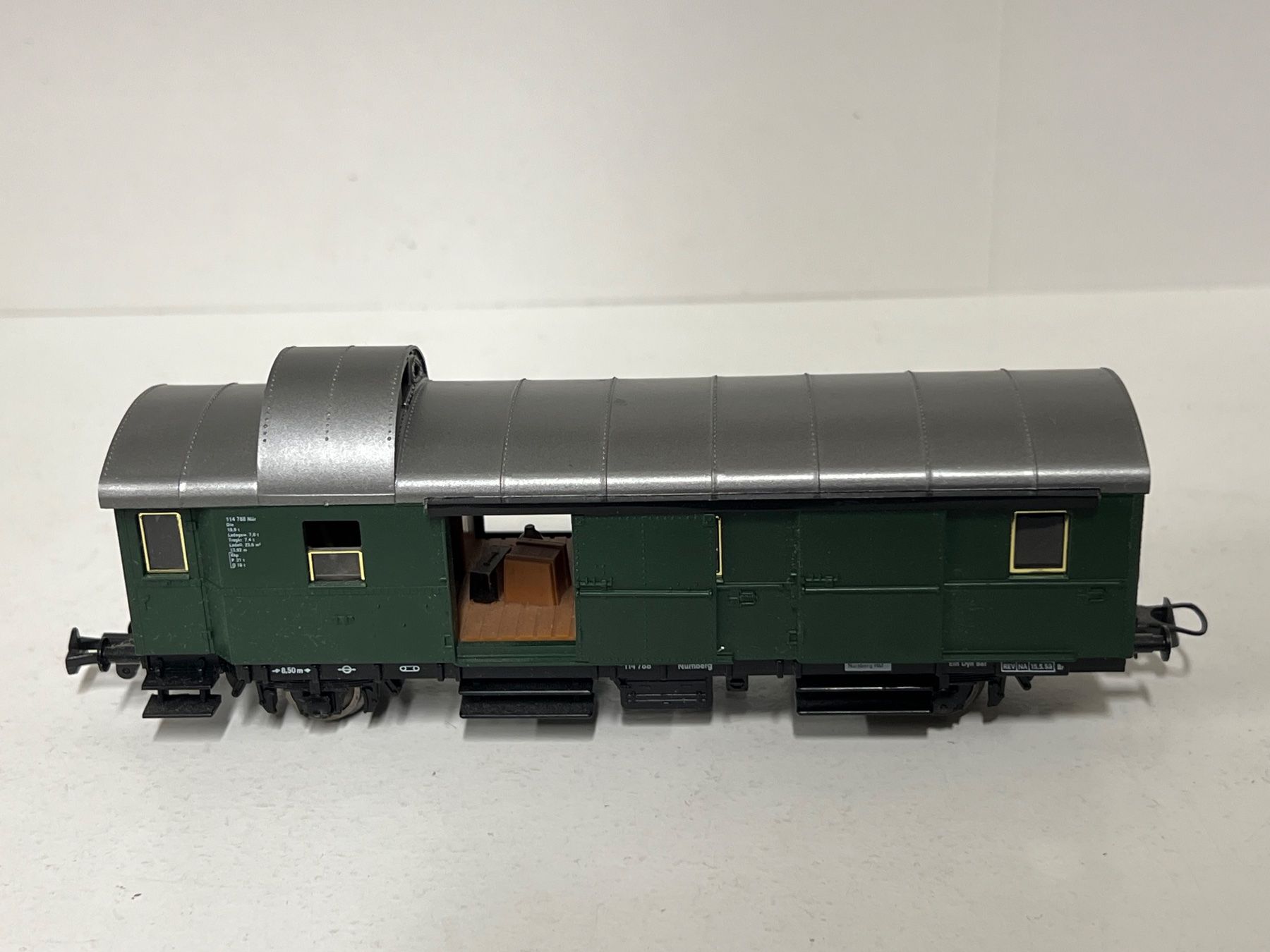 Fleischmann Modellini di ferrovie: Fleischmann DB Gepäckwagen  H0 DC – Difettoso da Geroldswil venduto da TopTrain54 1