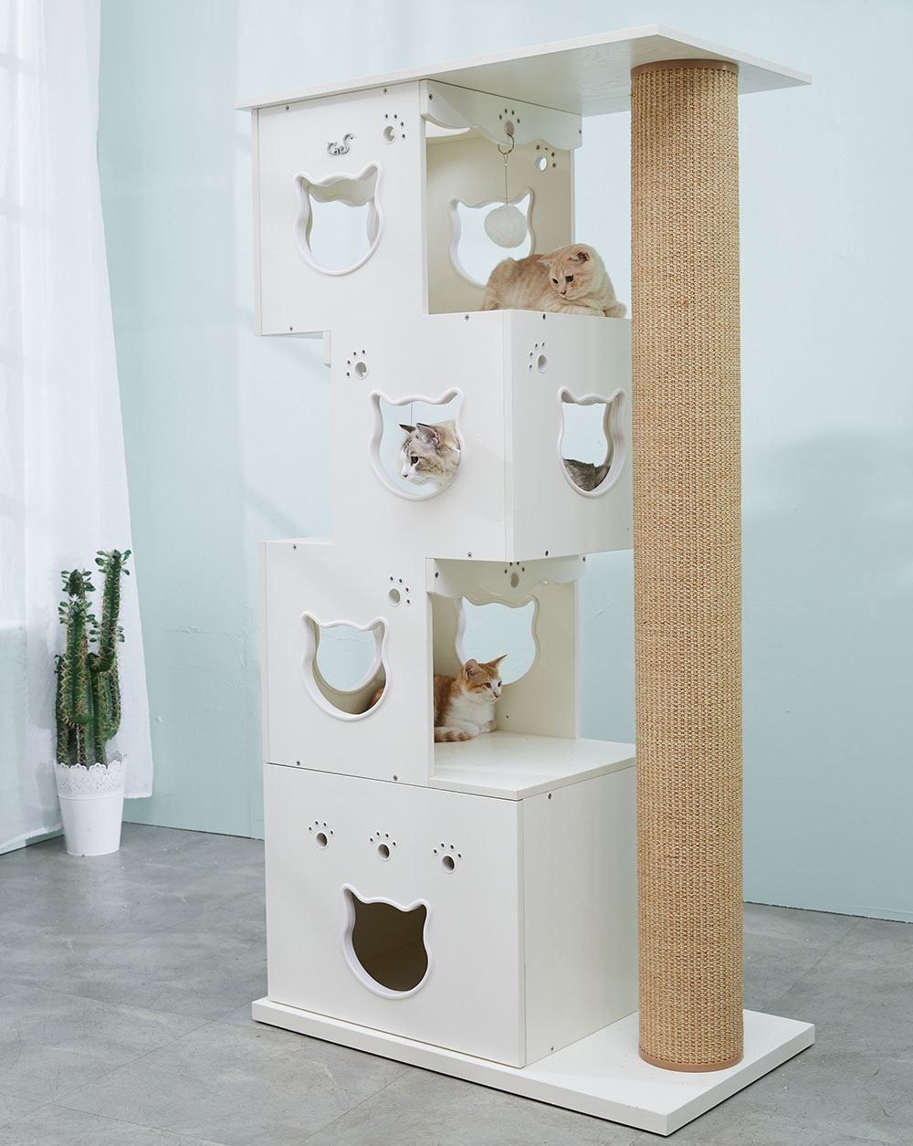 Tiragraffi: CatS Design "Multi Katzenbaum" 4 Stepps – Nuovo e nell'imballaggio originale da Mönchengladbach venduto da Zoopplier 6