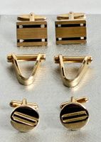 Lot von 3 Paar Vintage Manschettenknöpfe/Cufflinks No.1