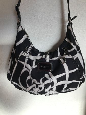 Sac Lancaster noir et blanc - État impeccable!