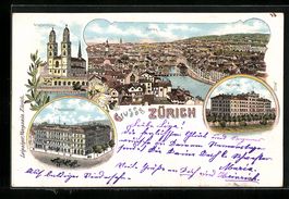 Litho Zürich, Grossmünster, Kaserne, K