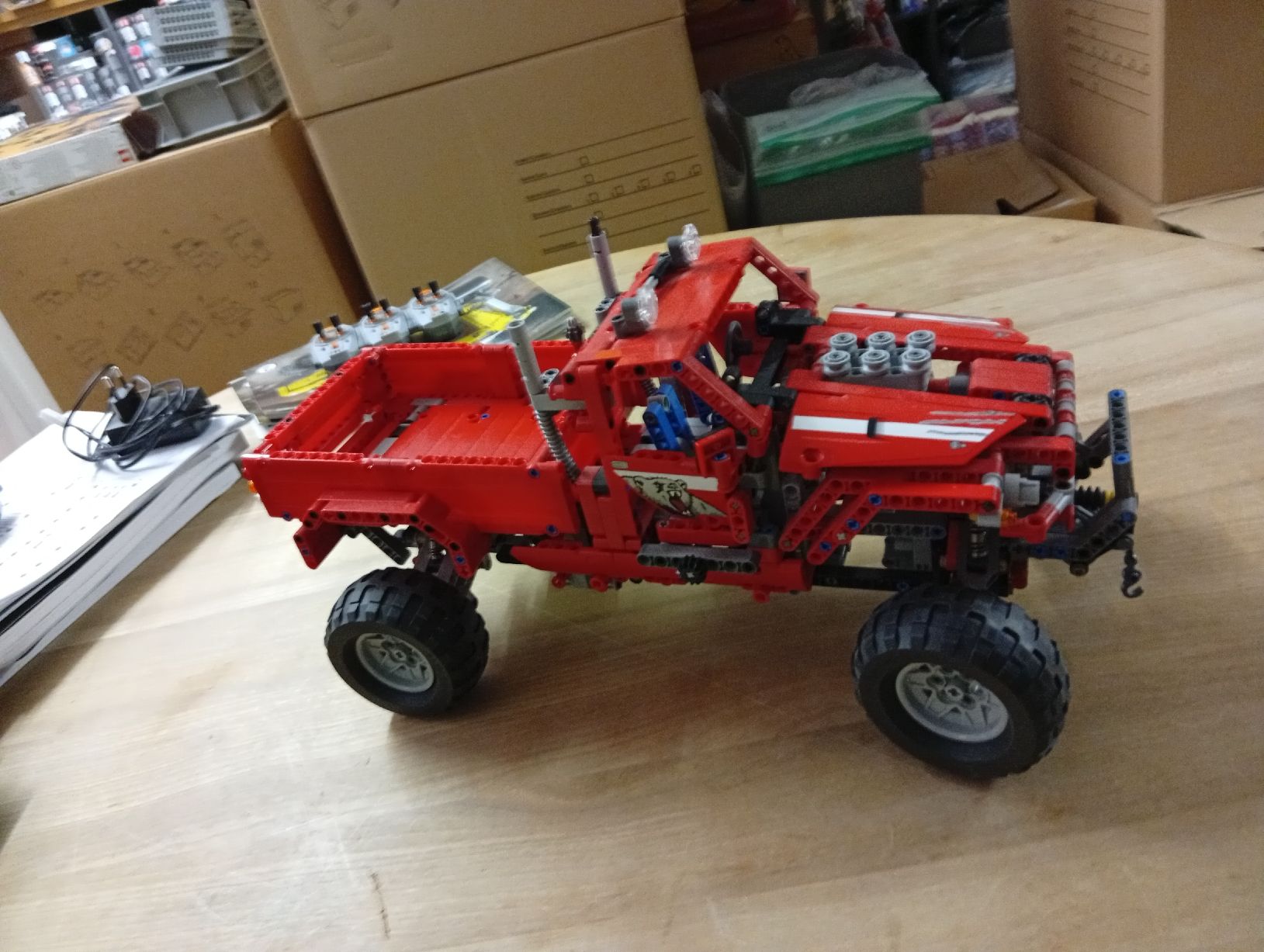 Lego Kit di costruzioni: Lego Technic rotes Pick-up-Truck-Modell – Usato da Trun venduto da kawak1