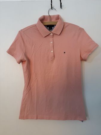 Tommy Hilfiger Poloshirt Damen Grösse M Rosa Oryginal