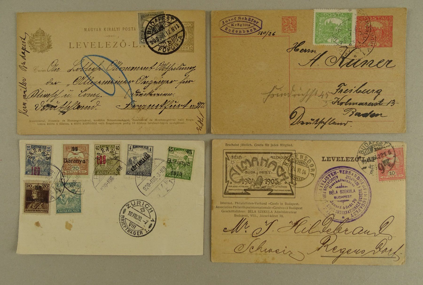 Alle Briefmarken: OSTEUROPA, 17 ÄLTERE BRIEFE/KARTEN – Gebraucht aus Grüningen von Kartensammler 1