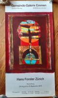 Hans Forster Zürich Plakatlitho signiert/épr. d'artiste 1974
