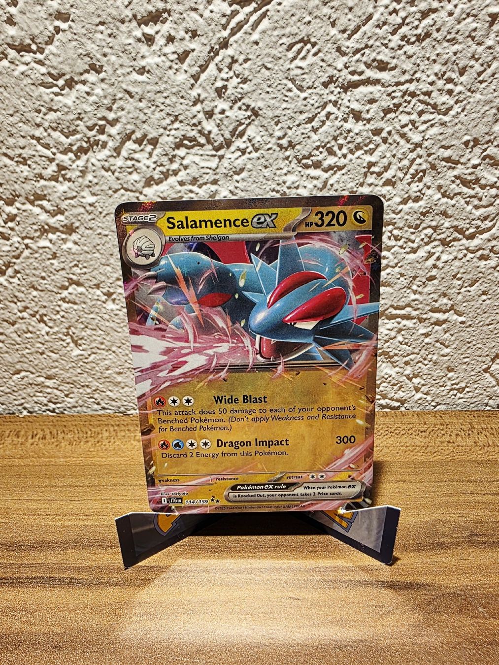 Pokémon Carte collezionabili: Salamence EX 114/159 Journey Together  – Nuovo (secondo la descrizione) da Turin (Salins) venduto da Meeelll01