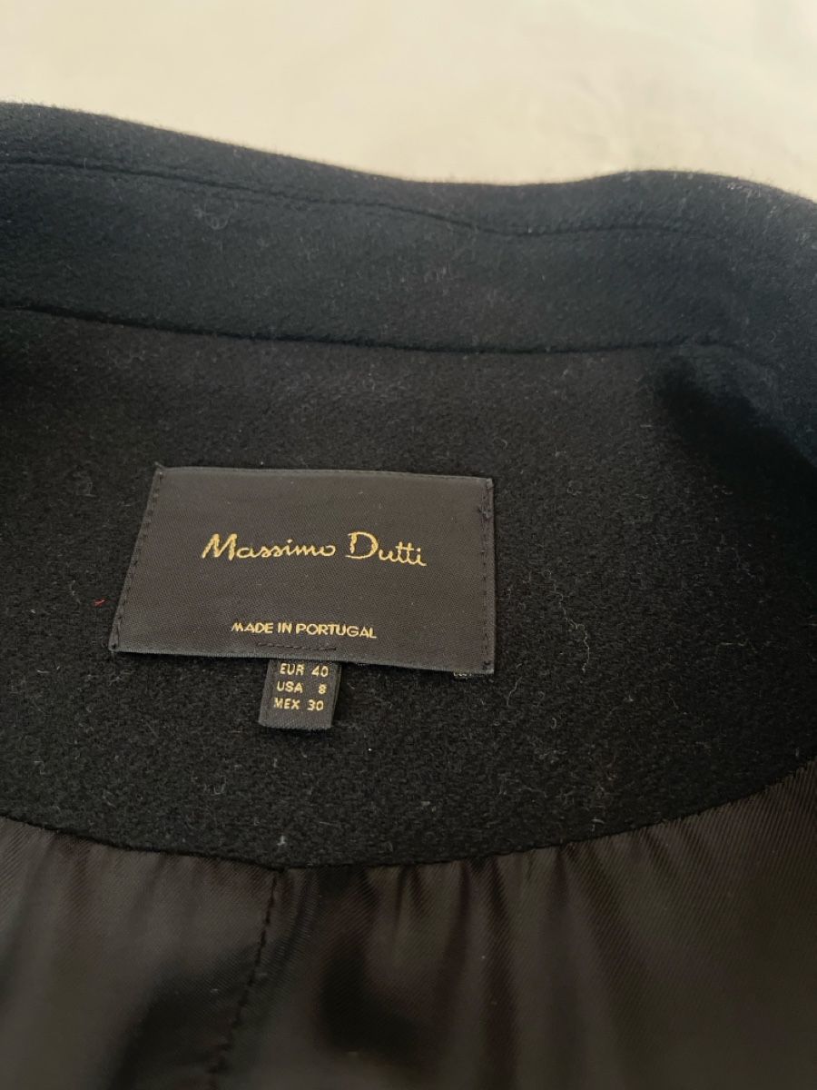 Massimo Dutti Mäntel: Massimo Dutti Wool Coat Black Size 40  – Gebraucht aus Esslingen von NebulaPine 3