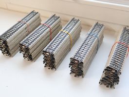 Märklin 50 x Gerade M-Gleis H0 Schienen 5106