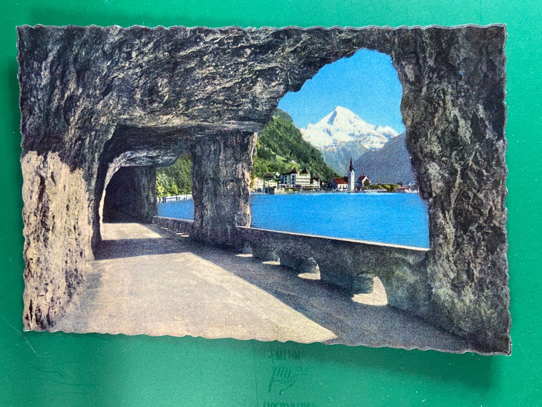 Cartoline postali: Axenstrasse mit Flüelen – Usato da Steg VS venduto da danwer74